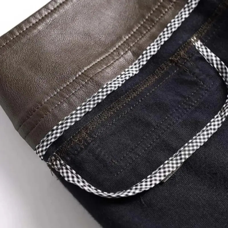 Vetra Vegan Leather Pants - Redwood Main