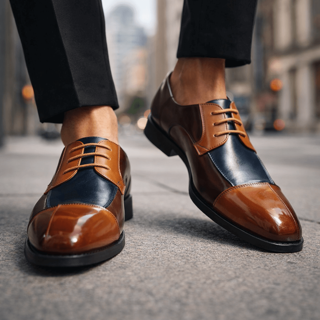 Riven Leather Shoes