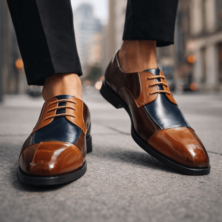 Riven Leather Shoes