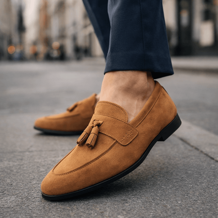 Ashbury Suede Tassel Loafers
