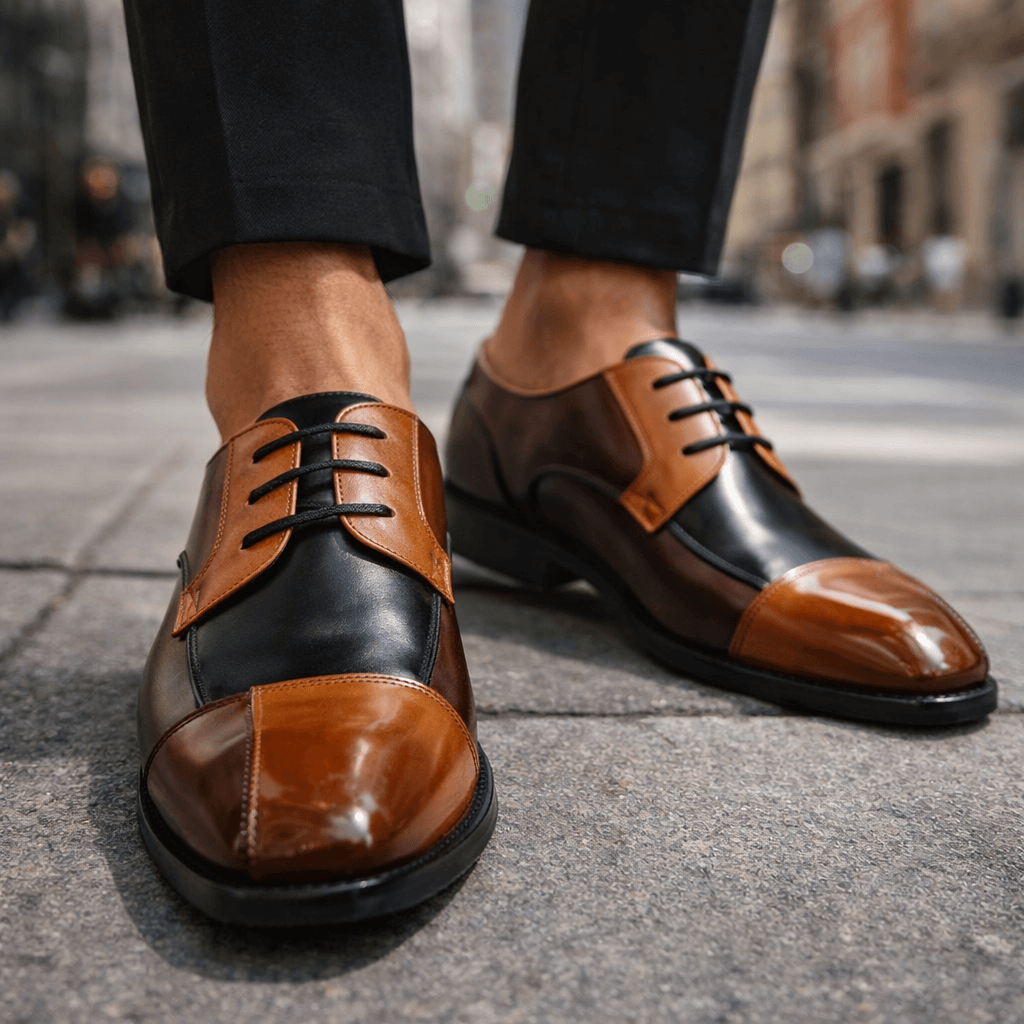 Riven Leather Shoes