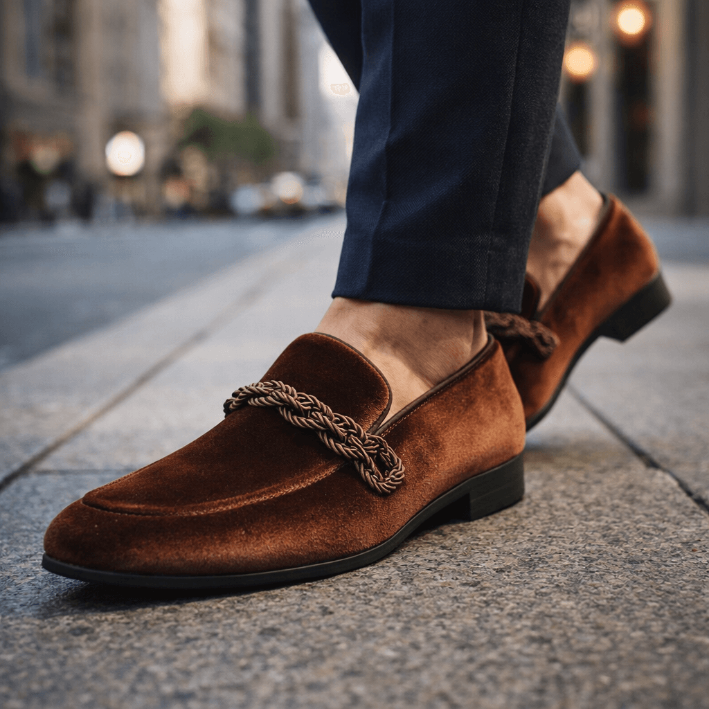 Dunmore Velvet Loafers