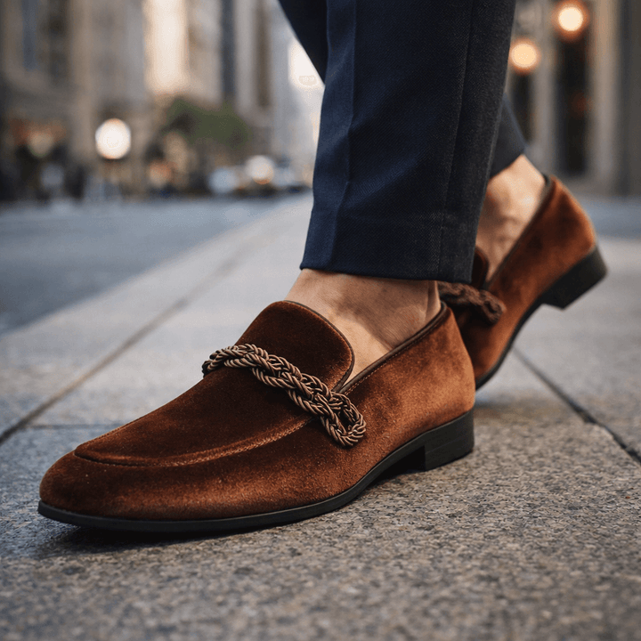 Dunmore Velvet Loafers