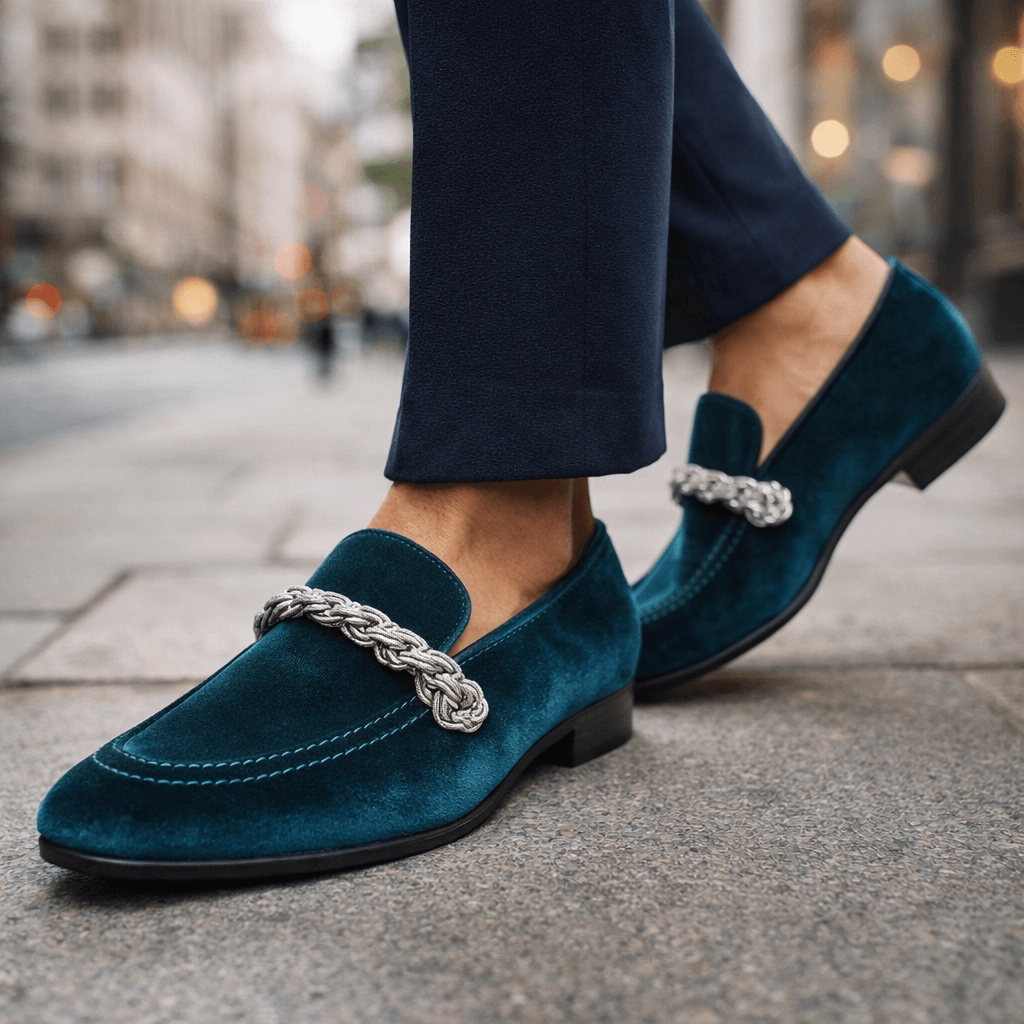 Dunmore Velvet Loafers
