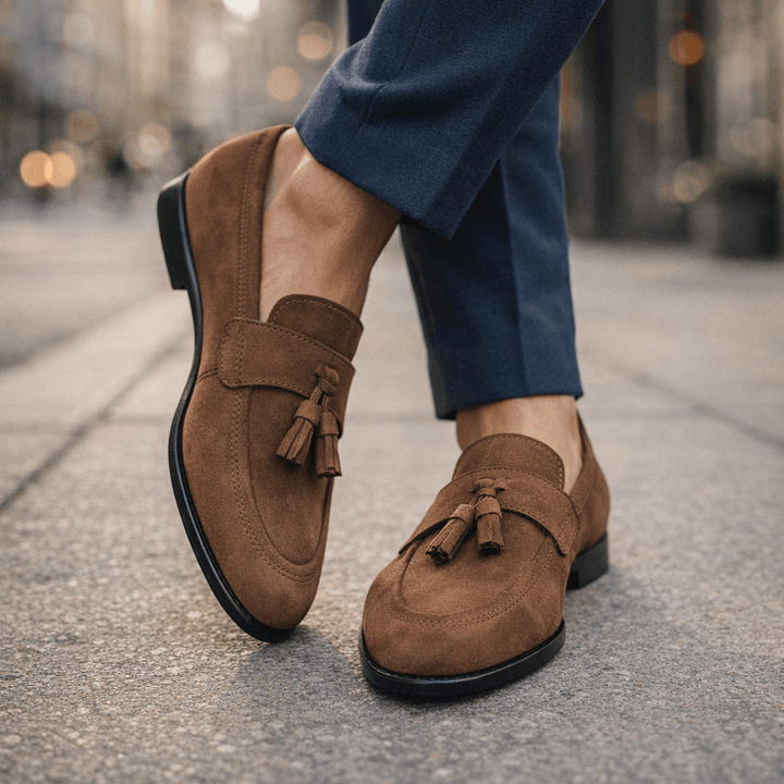 Ashbury Suede Tassel Loafers