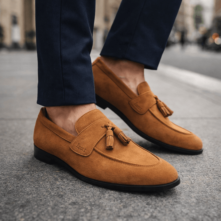 Ashbury Suede Tassel Loafers