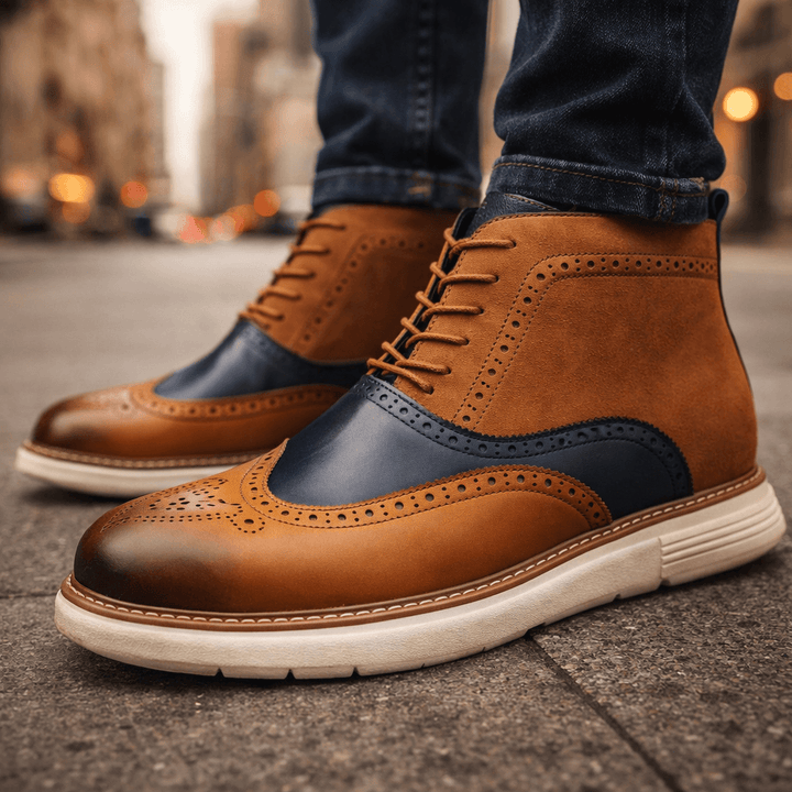 Raven Leather Boots