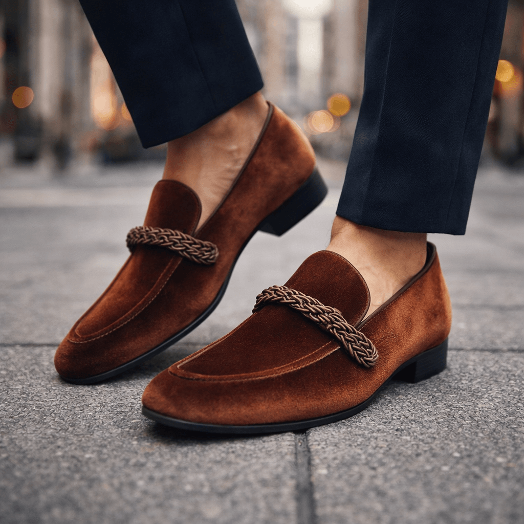 Dunmore Velvet Loafers