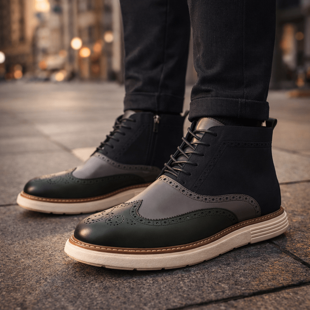 Raven Leather Boots