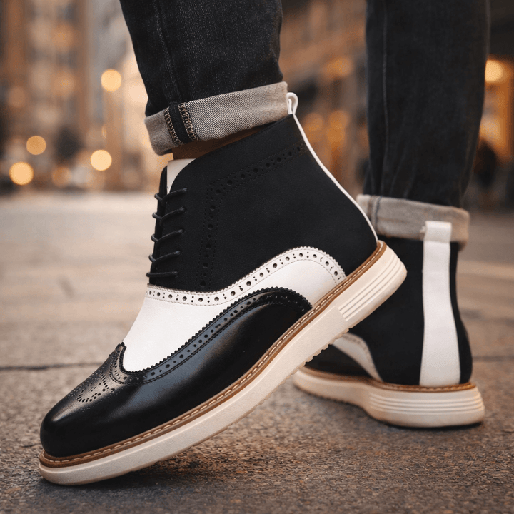 Raven Leather Boots