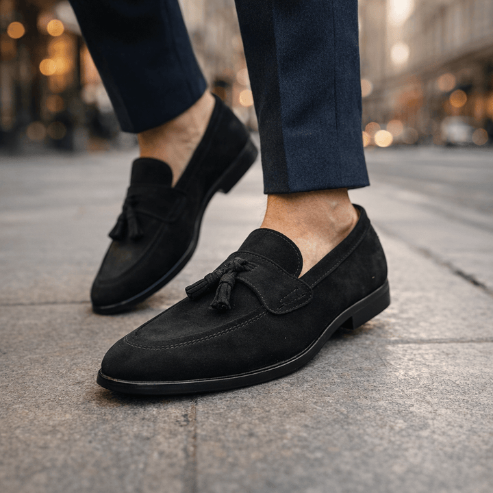 Ashbury Suede Tassel Loafers