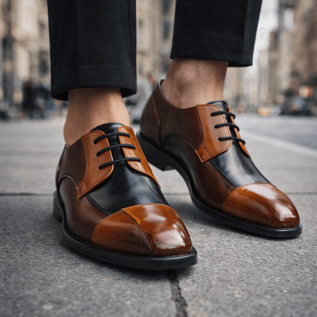Riven Leather Shoes