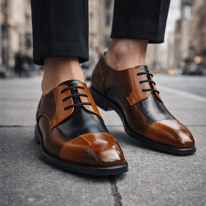 Riven Leather Shoes