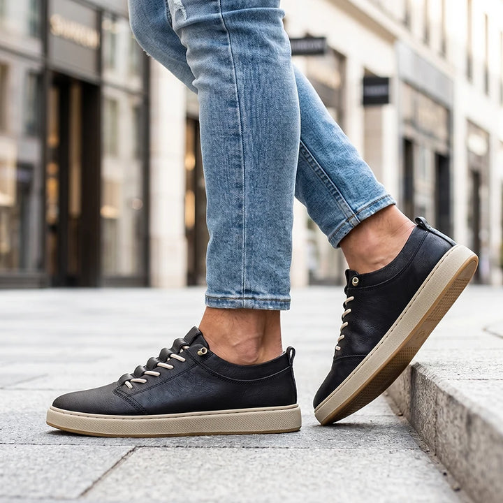 Corden Leather Sneakers