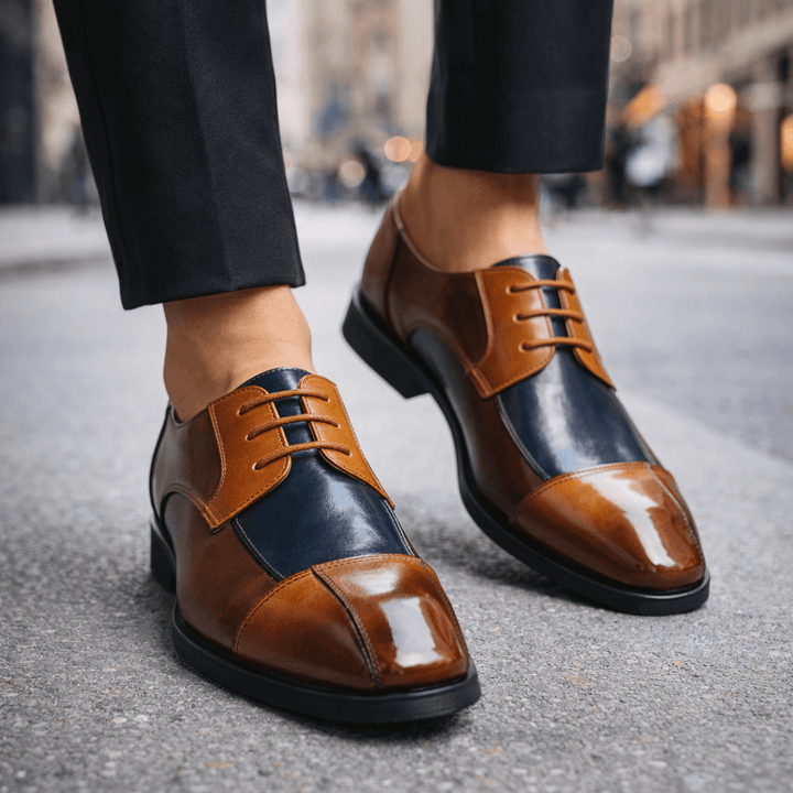Riven Leather Shoes