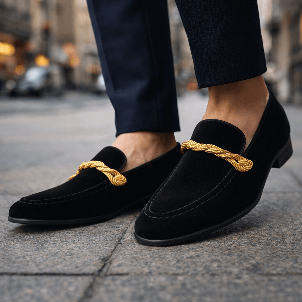 Dunmore Velvet Loafers