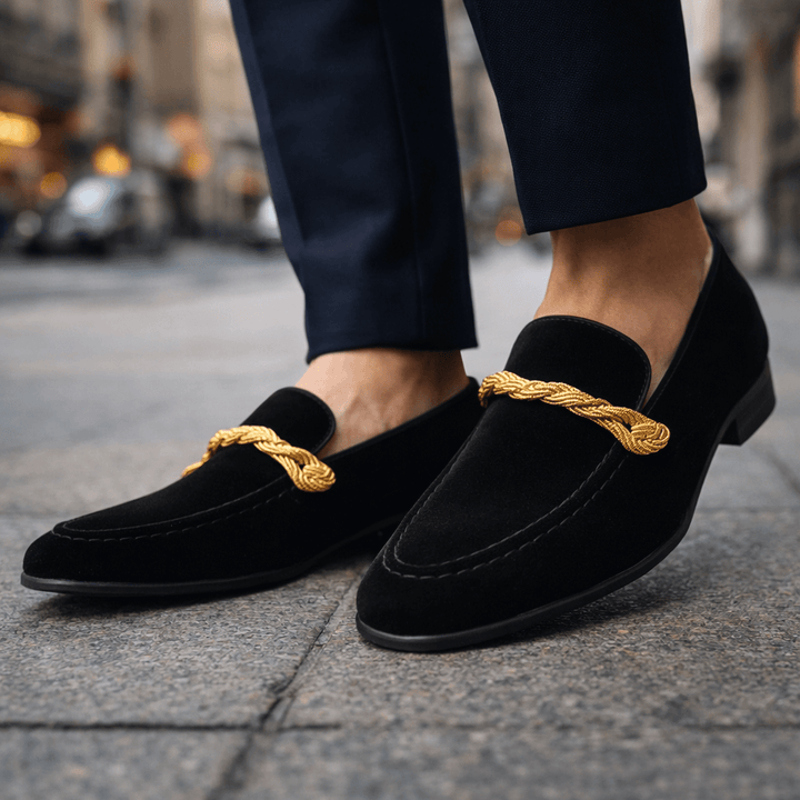 Dunmore Velvet Loafers