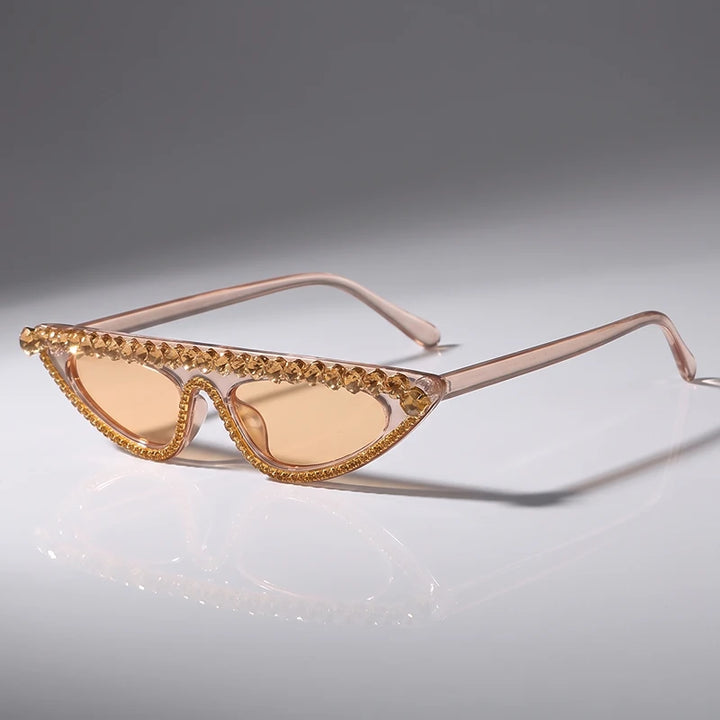 Sage Crystal Cat Eye Sunglasses
