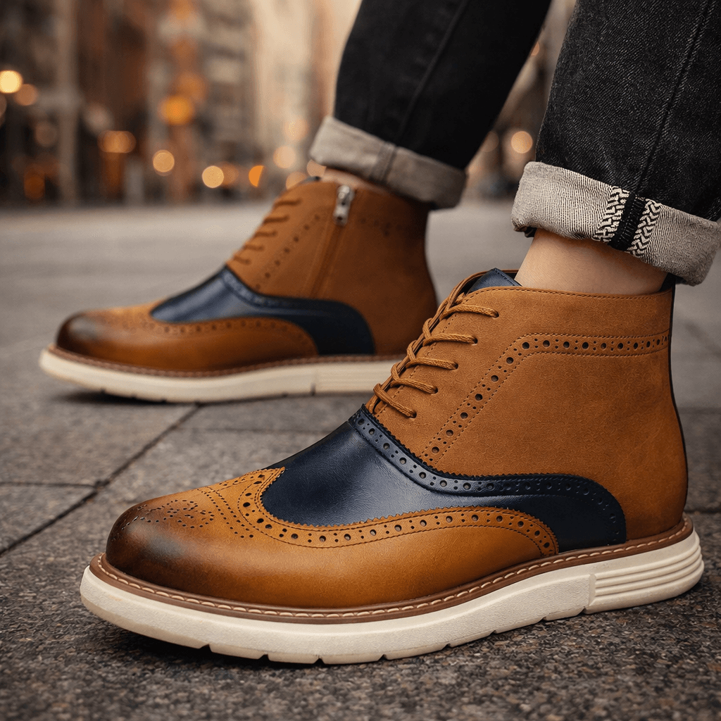 Raven Leather Boots