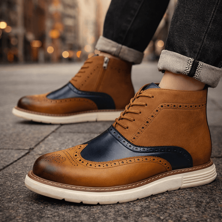 Raven Leather Boots