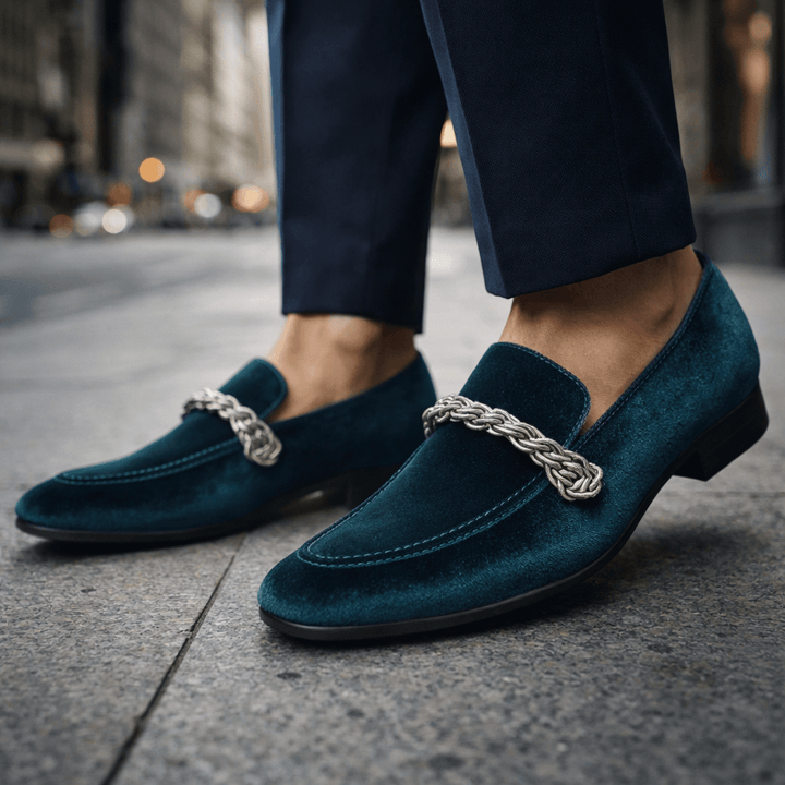 Dunmore Velvet Loafers