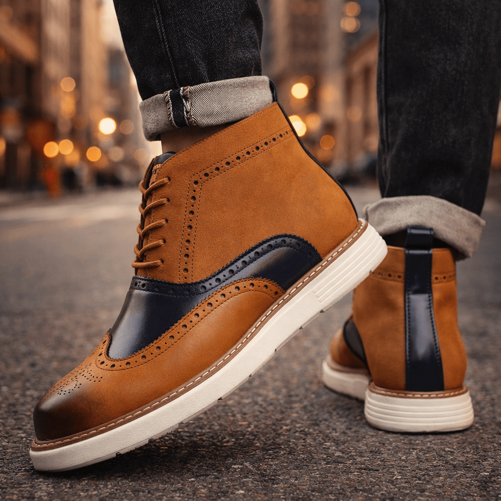 Raven Leather Boots