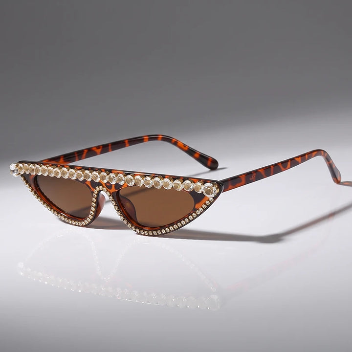 Sage Crystal Cat Eye Sunglasses