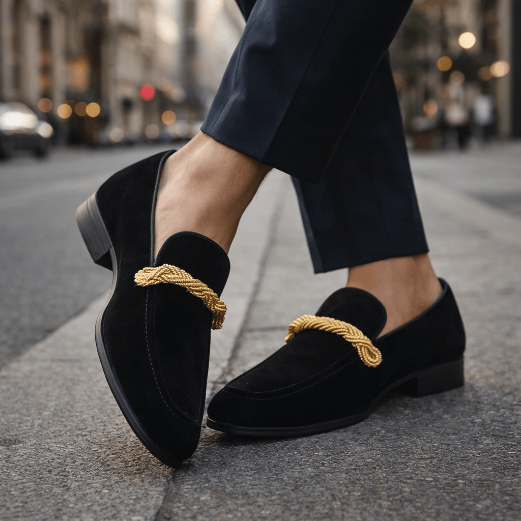 Dunmore Velvet Loafers