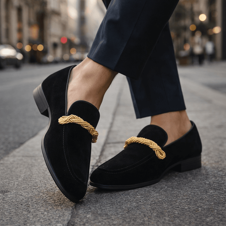 Dunmore Velvet Loafers