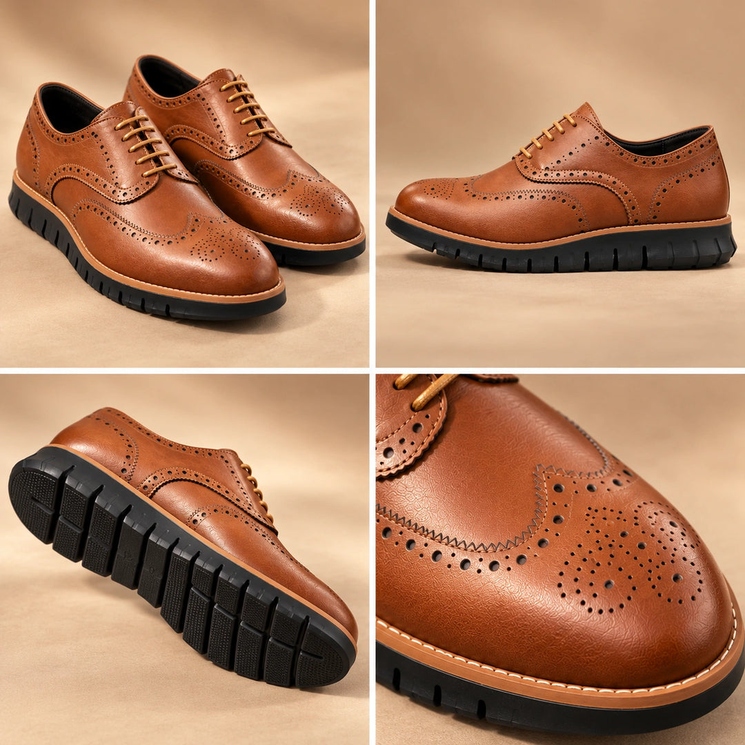 Miles Wingtip Brogue Shoes