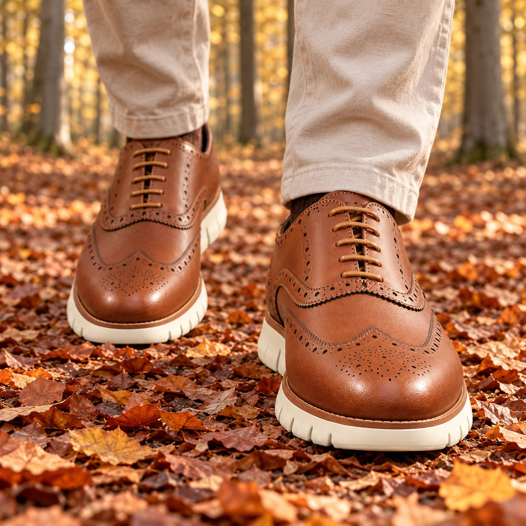 Miles Wingtip Brogue Shoes