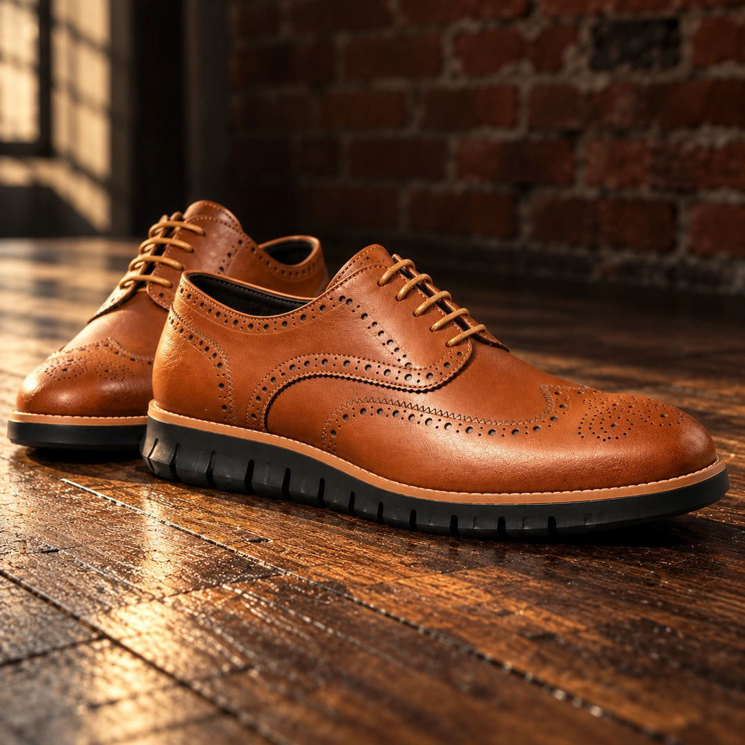 Miles Wingtip Brogue Shoes