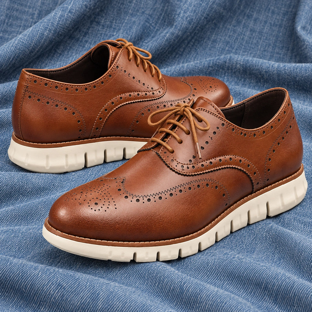 Miles Wingtip Brogue Shoes