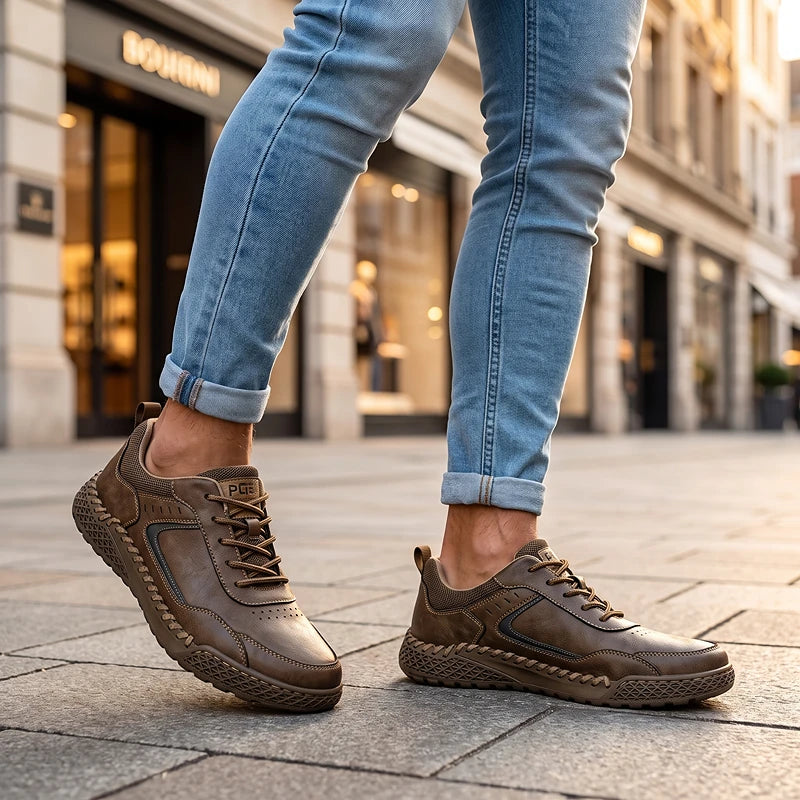 Halvard Leather Sneakers