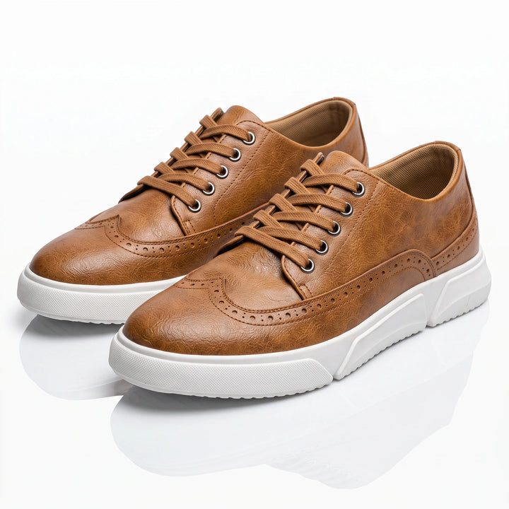 Calver Leather Brogue Sneakers
