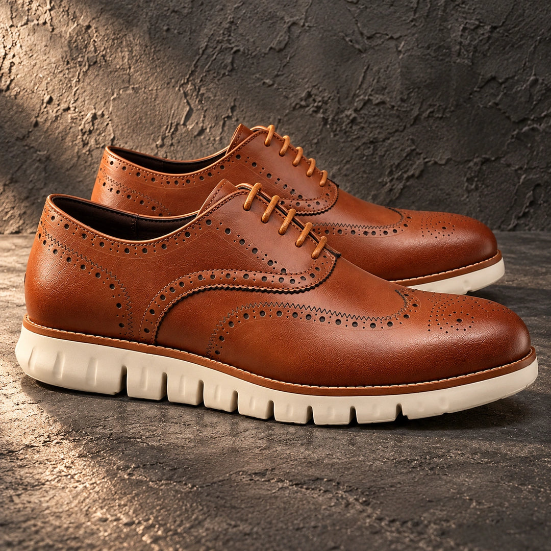 Miles Wingtip Brogue Shoes