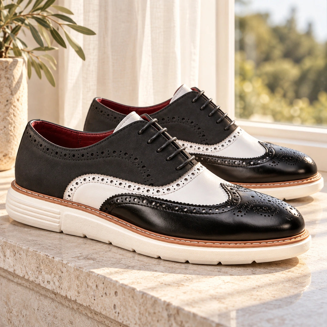 Thomas Leather Brogue Sneakers