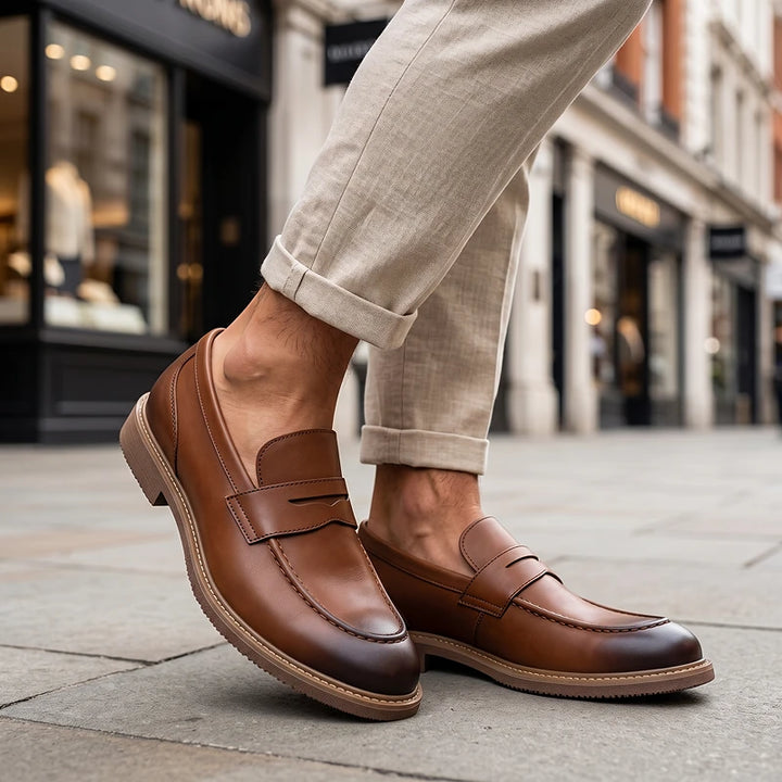 Abbott Leather Loafers