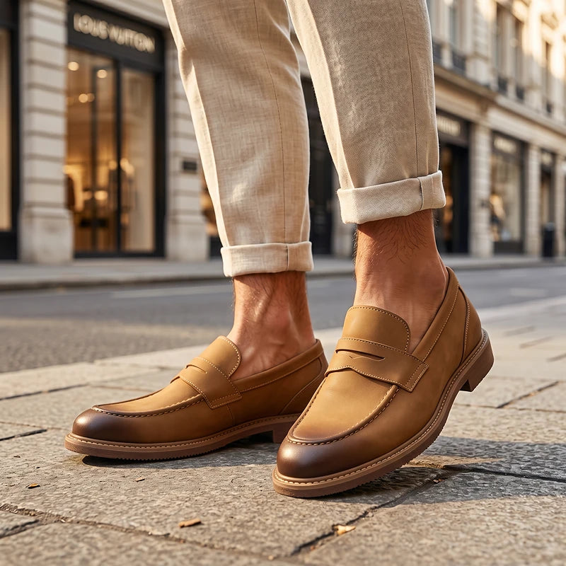 Abbott Leather Loafers