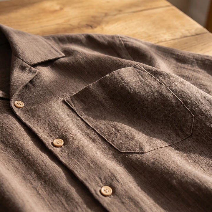 Capri Linen Camp Shirt