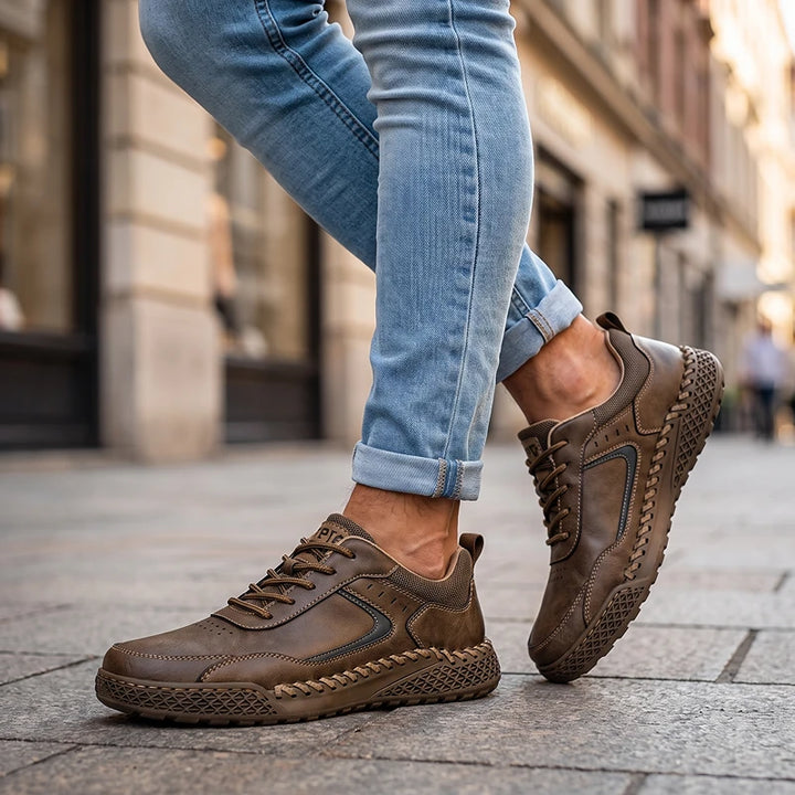 Halvard Leather Sneakers