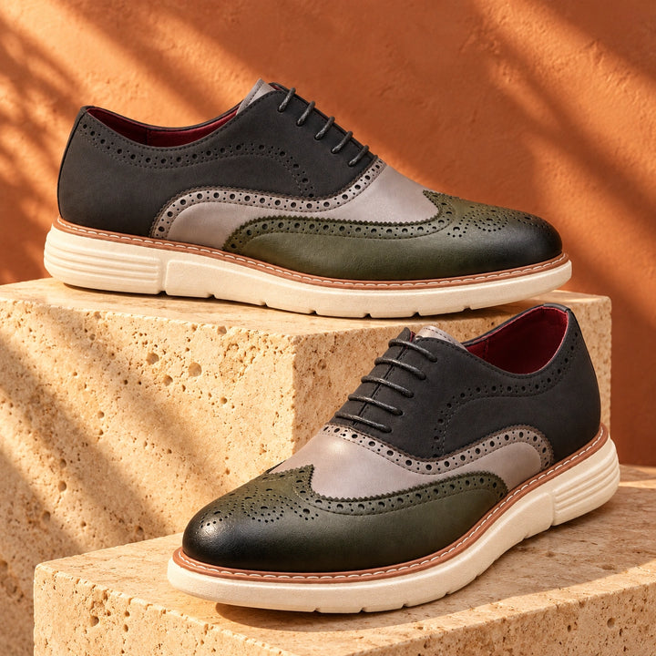Thomas Leather Brogue Sneakers