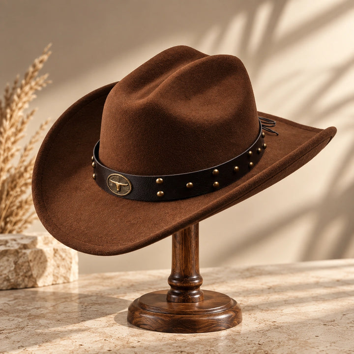 Ryland Studded Western Hat