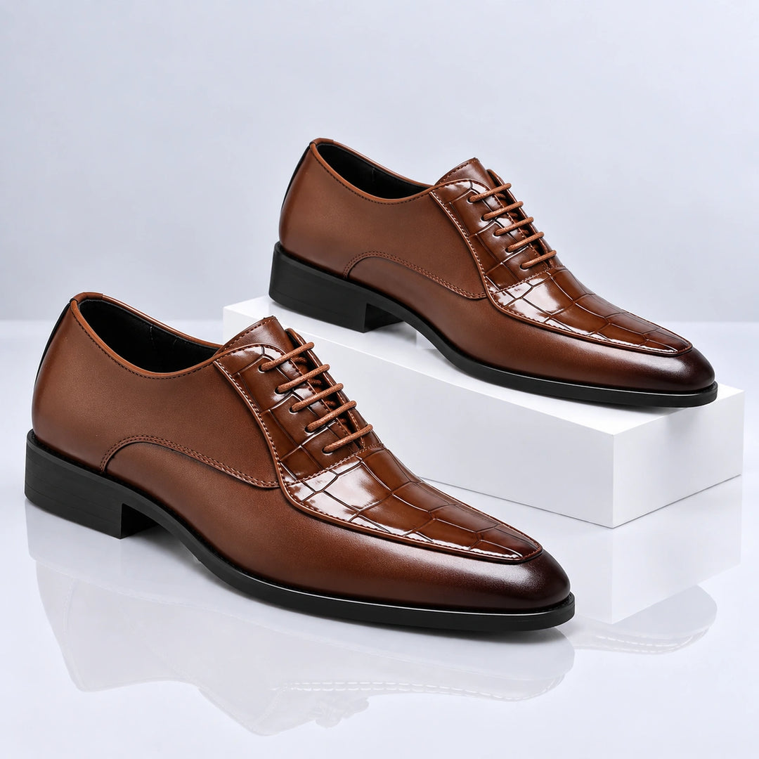 Octavian Croc Embossed Dress Shoes