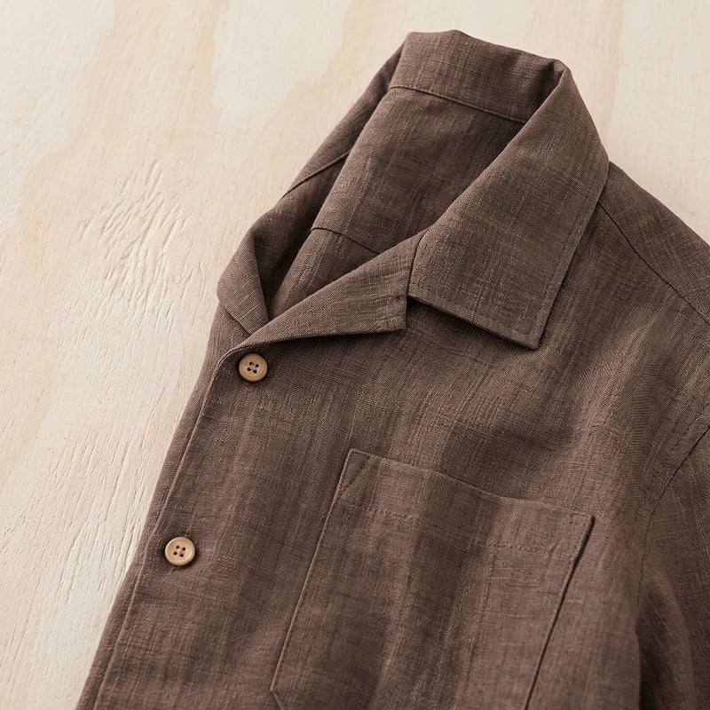 Capri Linen Camp Shirt