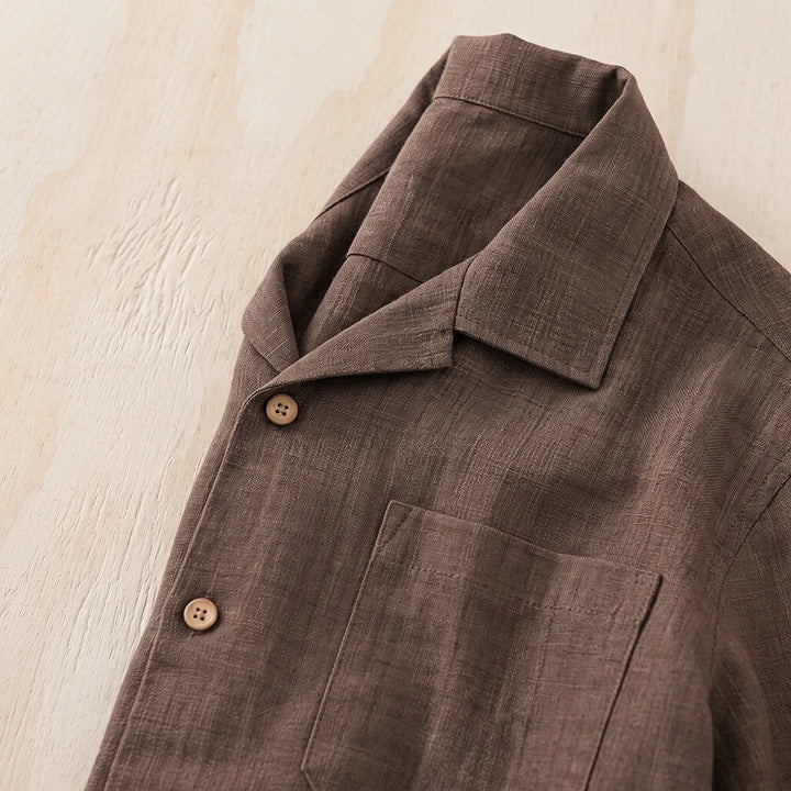 Capri Linen Camp Shirt