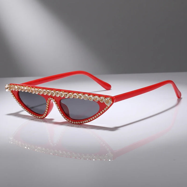 Sage Crystal Cat Eye Sunglasses