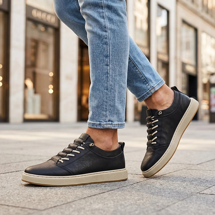 Corden Leather Sneakers