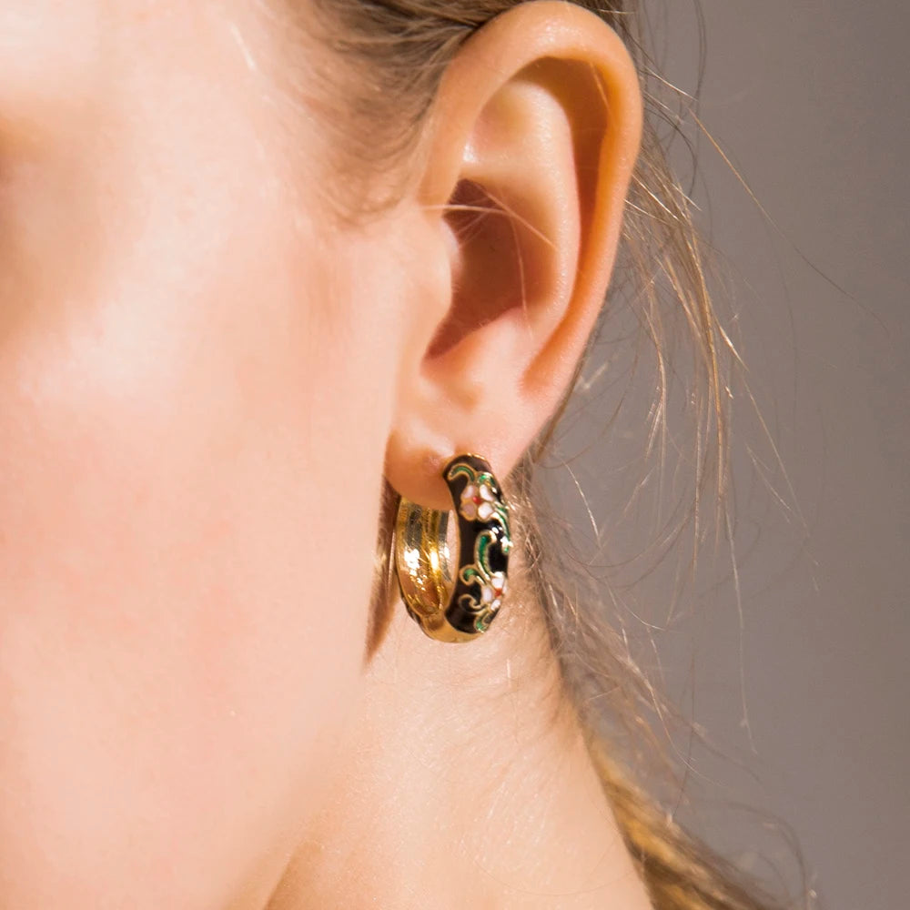 Meadow Blossom Earrings - Redwood Main