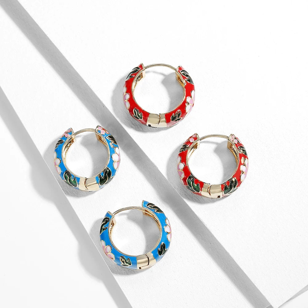 Meadow Blossom Earrings - Redwood Main
